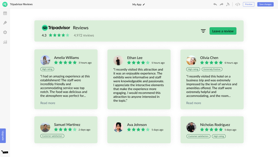 Tripadvisor Reviews for WooCommerce