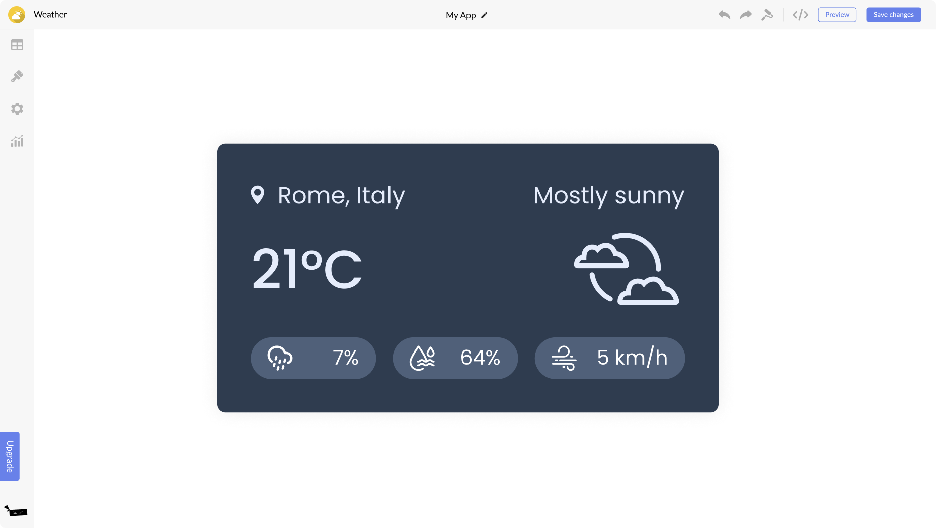 Live Weather Forecast for Squarespace