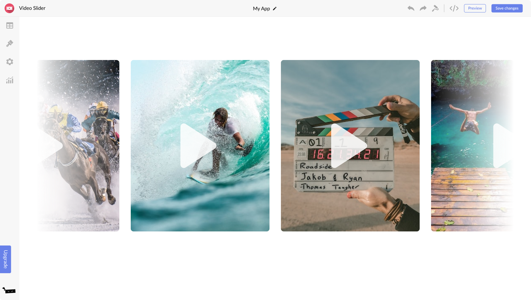 Video Slider for Weebly