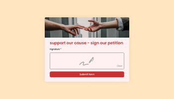 Petition Form for GoDaddy Website Builder logo