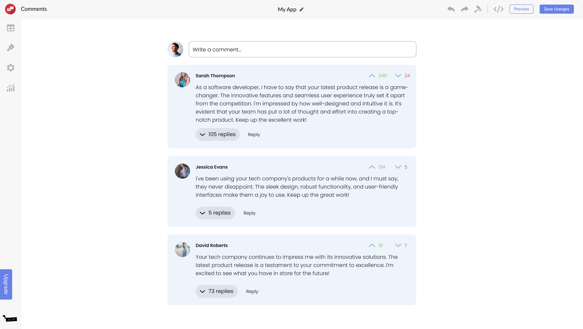 Comments for WordPress