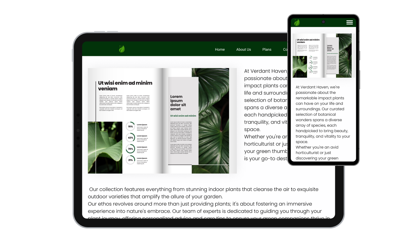 PDF Flipbook - Responsive Yola PDF Flipbook [widget] for All Devices