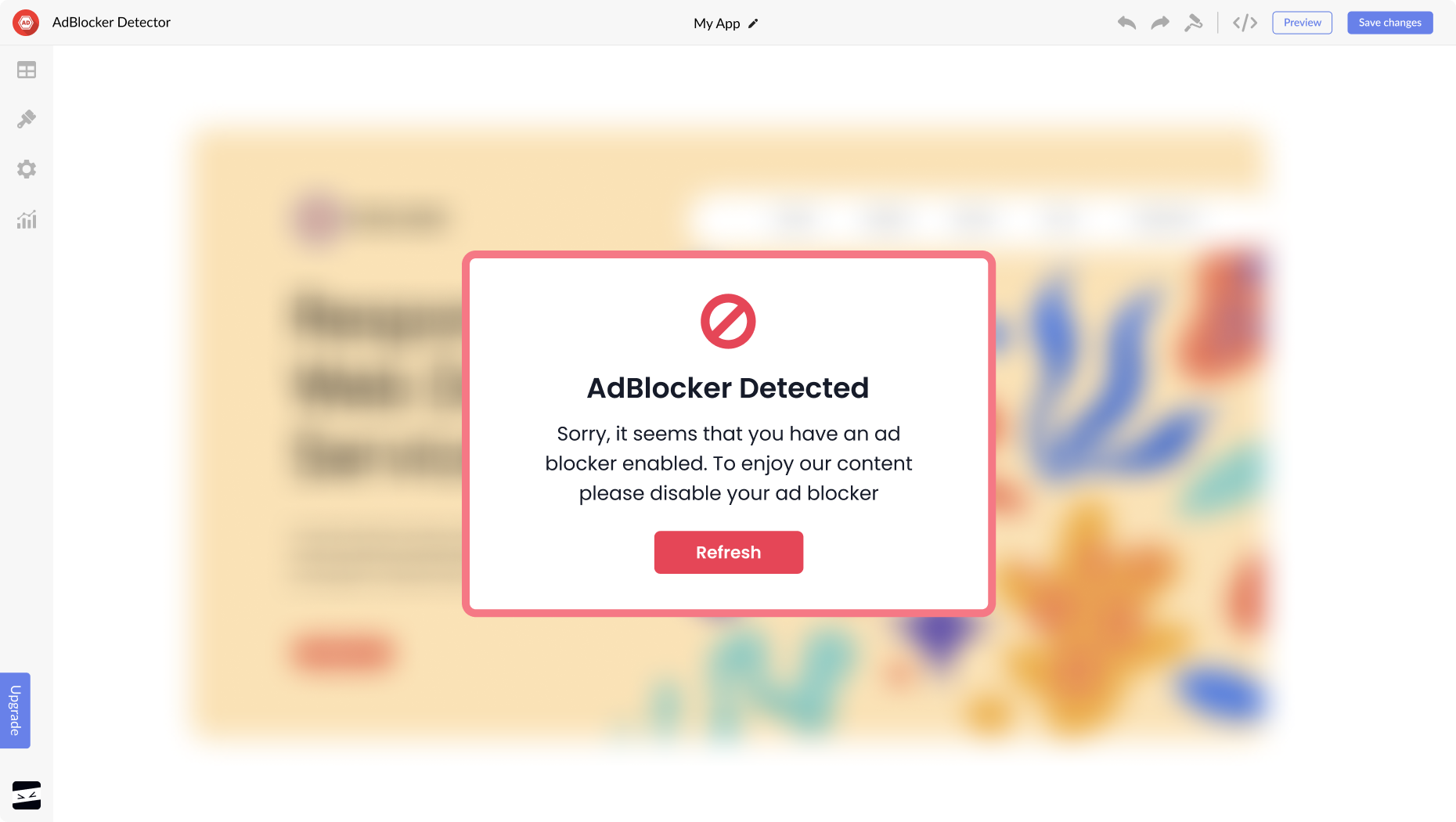 AdBlocker Detector for WordPress