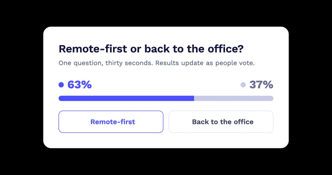 Community Sentiment widget preview