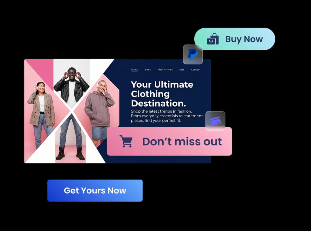 PayPal Button widget preview