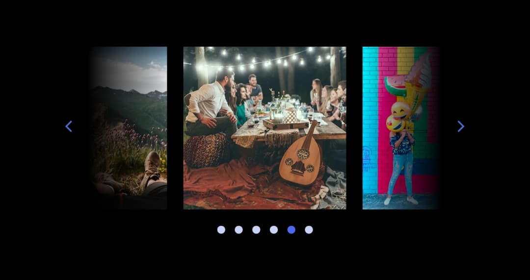 Slideshow widget preview
