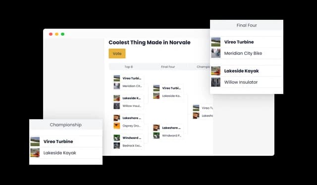 Coolest Thing Made In Contest Builder - Multi-Round Coolest Thing Made In Competitions