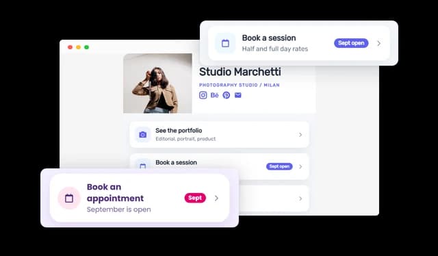 Link In Bio - Customizable Links and Calls to Action