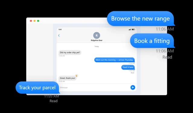 iMessage Conversation - Bubbles That Lead Somewhere