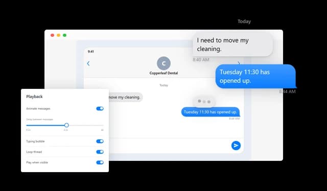 iMessage Conversation - Watch the Thread Arrive
