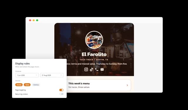Link In Bio - Multilingual and Audience Targeting Options