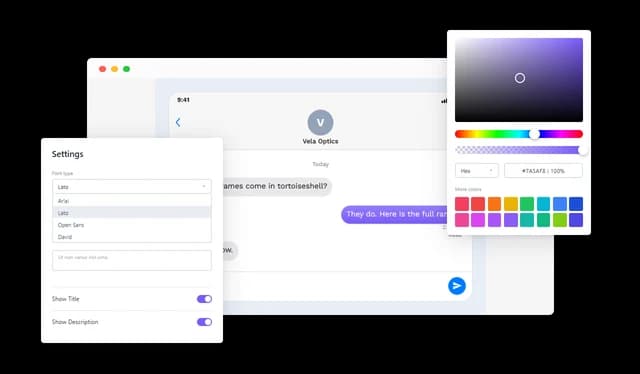 iMessage Conversation - Styling That Follows Your Brand