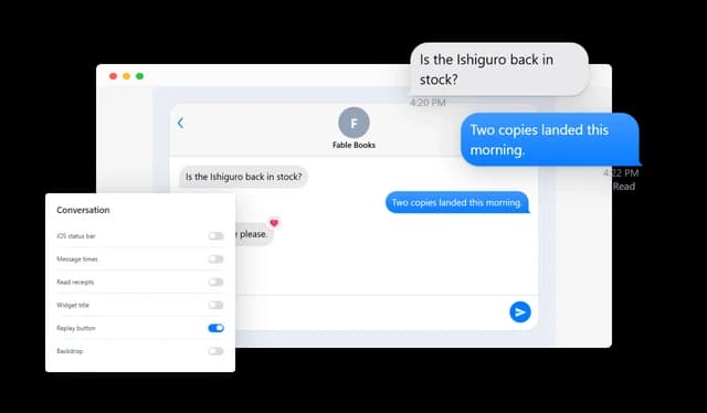 iMessage Conversation - Decide What Shows and What Doesn't