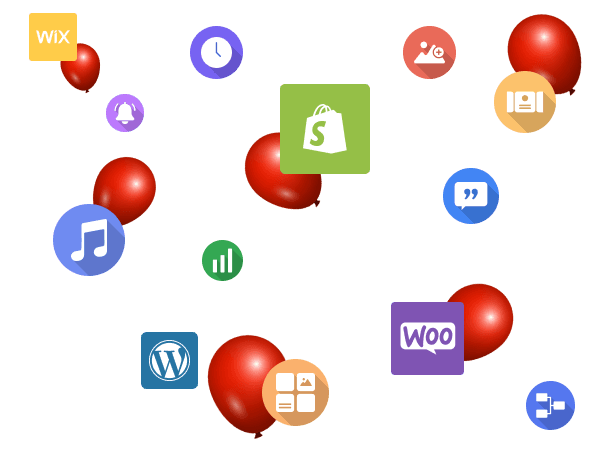 50% Off on All Widgets feature