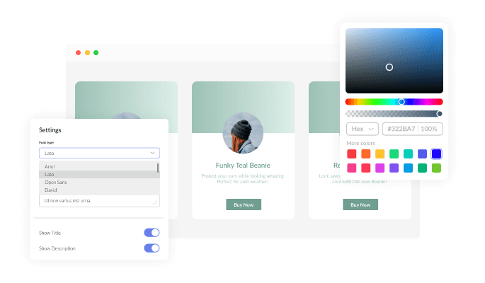 3D Cards - Easily customizable extension