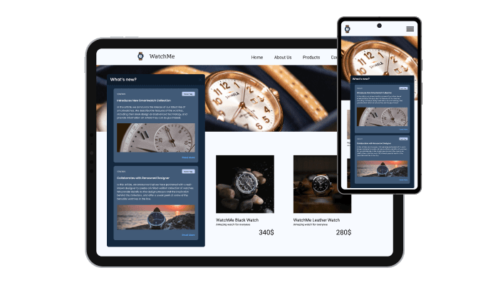Announcements - Responsive Design for your Wix website
