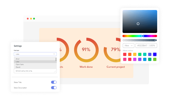 Progress Circles - Fully Customizable