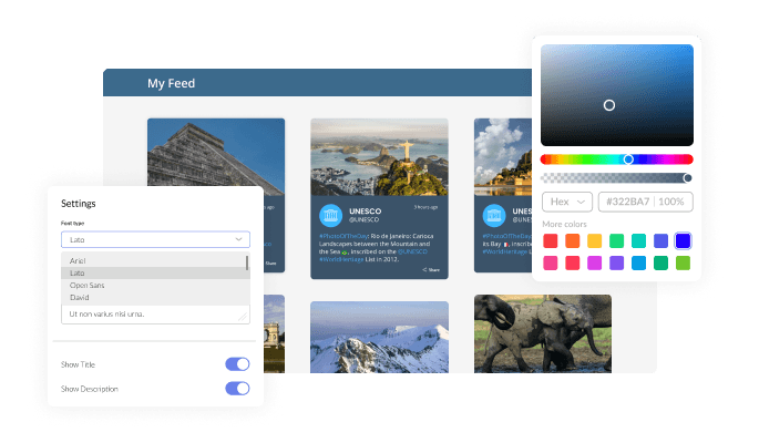 Threads Feed - Fully Customizable Threads Feed