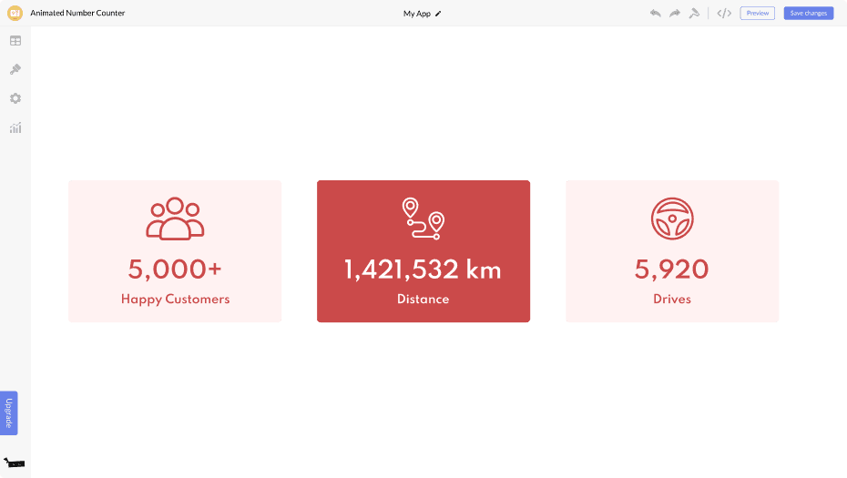 Animated Number Counter for PhotoBiz