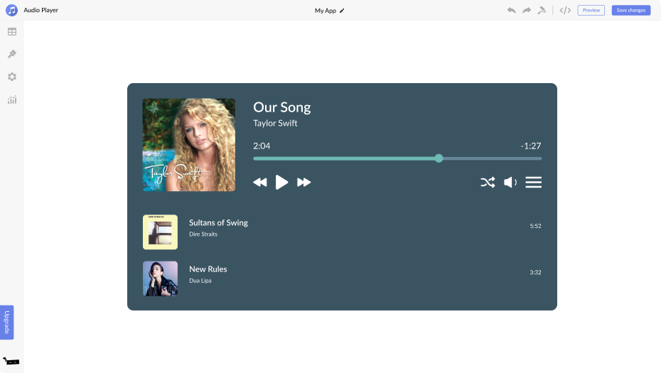 Audio Player for Readymag