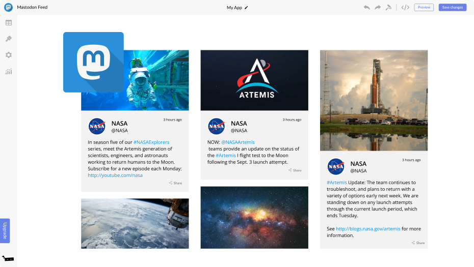 Mastodon Feed for Microsoft Power Pages
