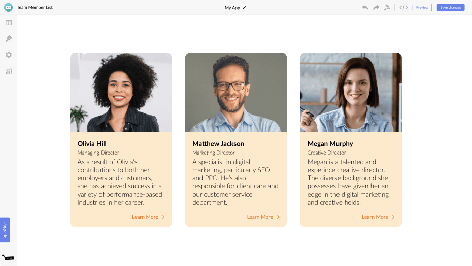 Team Member List for BigCommerce