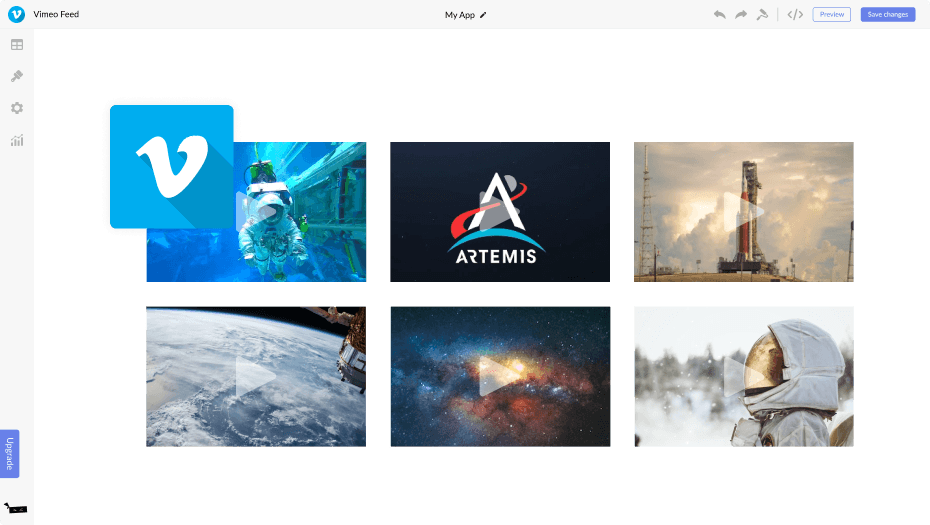 Vimeo Feed for Carrd