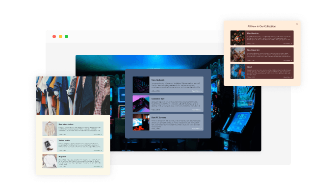 What's New Popup - Multiple Updates & News popup Layouts