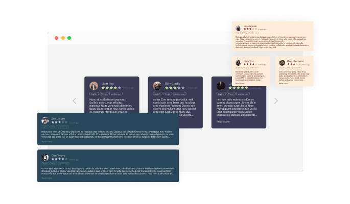 Google Reviews - Stunning layouts for Framer Google reviews 