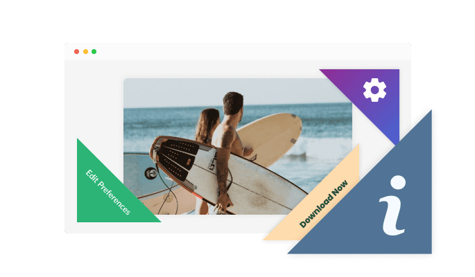 Corner Button - An extensive selection of skins for your Weblium website