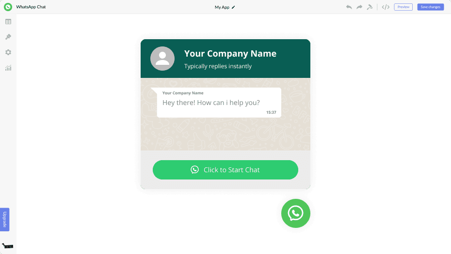 WhatsApp Chat for JouwWeb