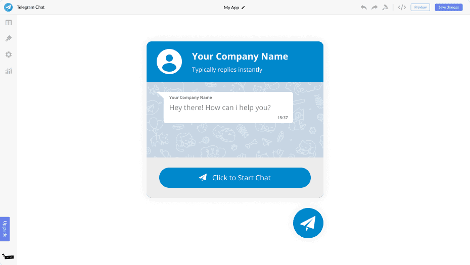 Telegram Chat for Wix