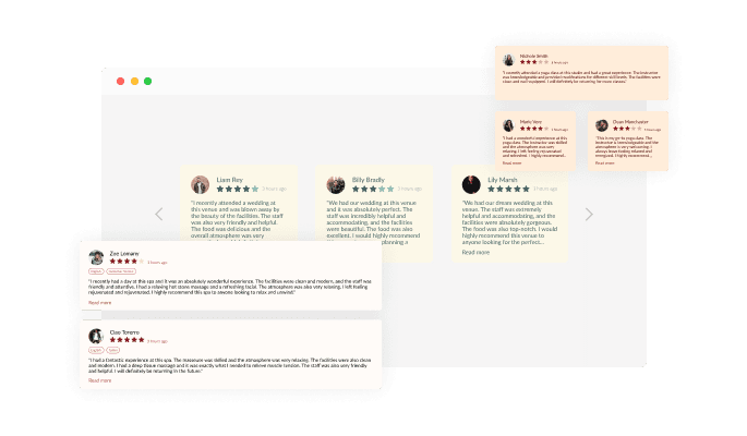 Yelp Reviews - Teachable Yelp reviews widget Multiple Layouts