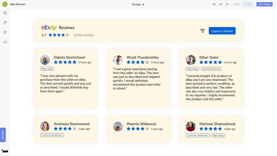 eBay Reviews