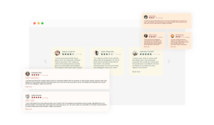 eBay Reviews - Multiple Layouts