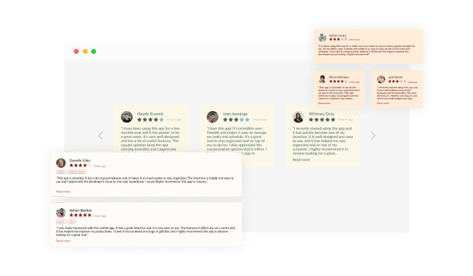 App Store Reviews - Multiple Layouts