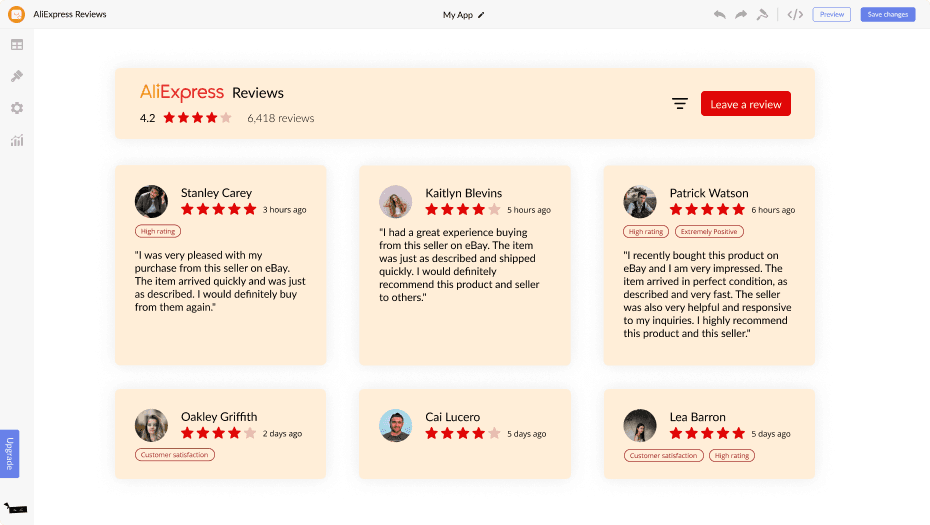 AliExpress Reviews widget for Cloudflare Pages