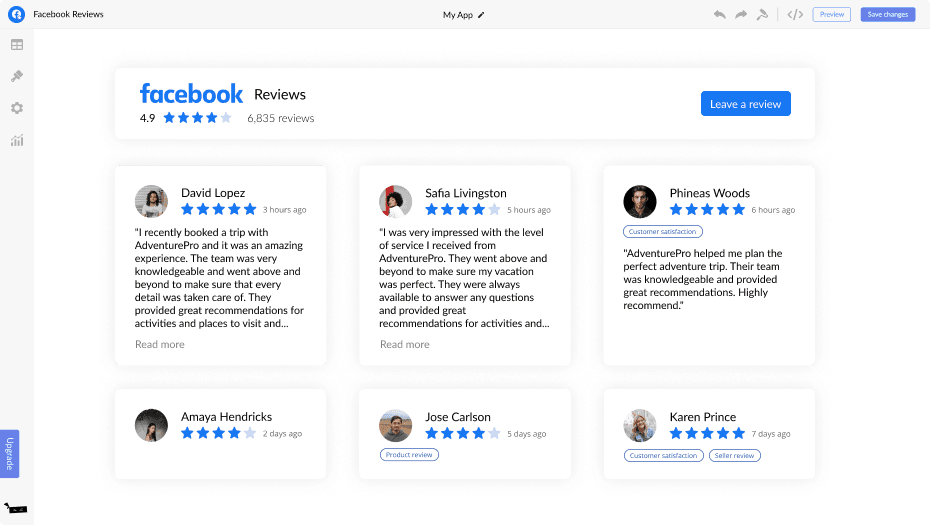 Facebook Reviews