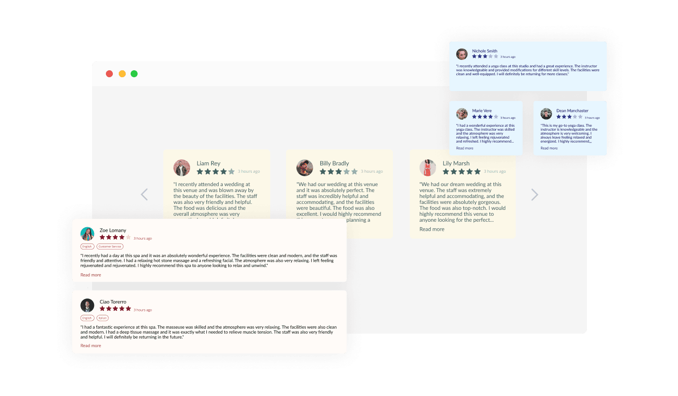 Tripadvisor Reviews - Tripadvisor reviews for Teachable Multiple Layouts