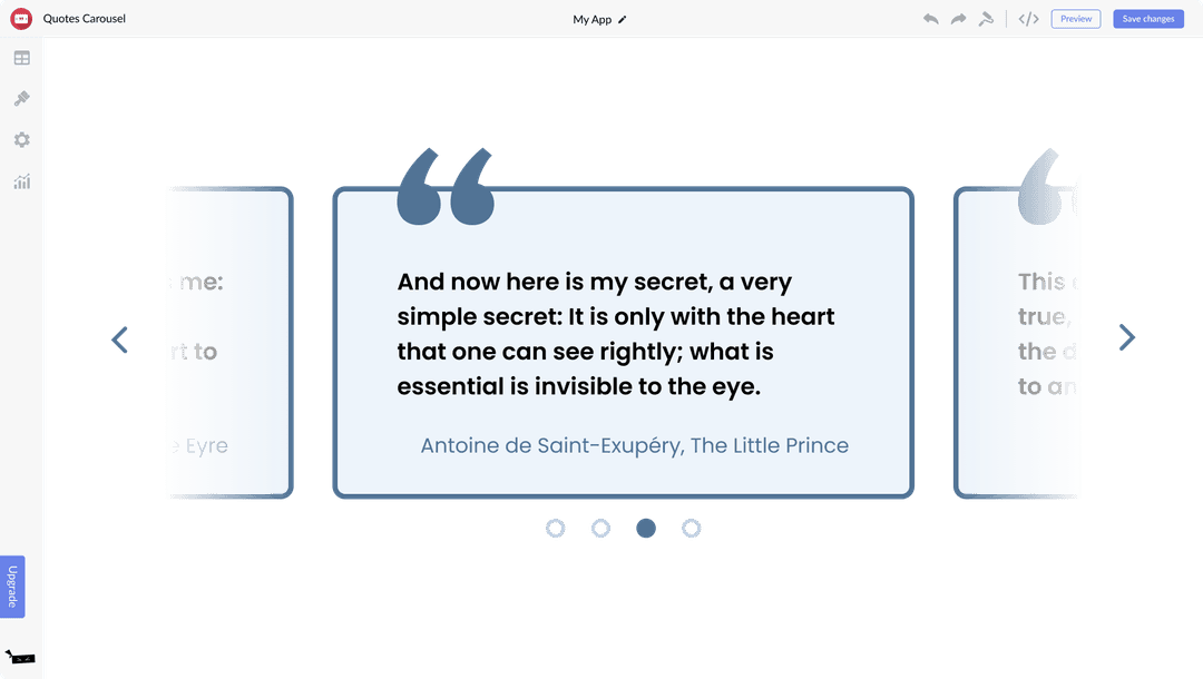 Quotes Carousel Widget Free & Works on Any site