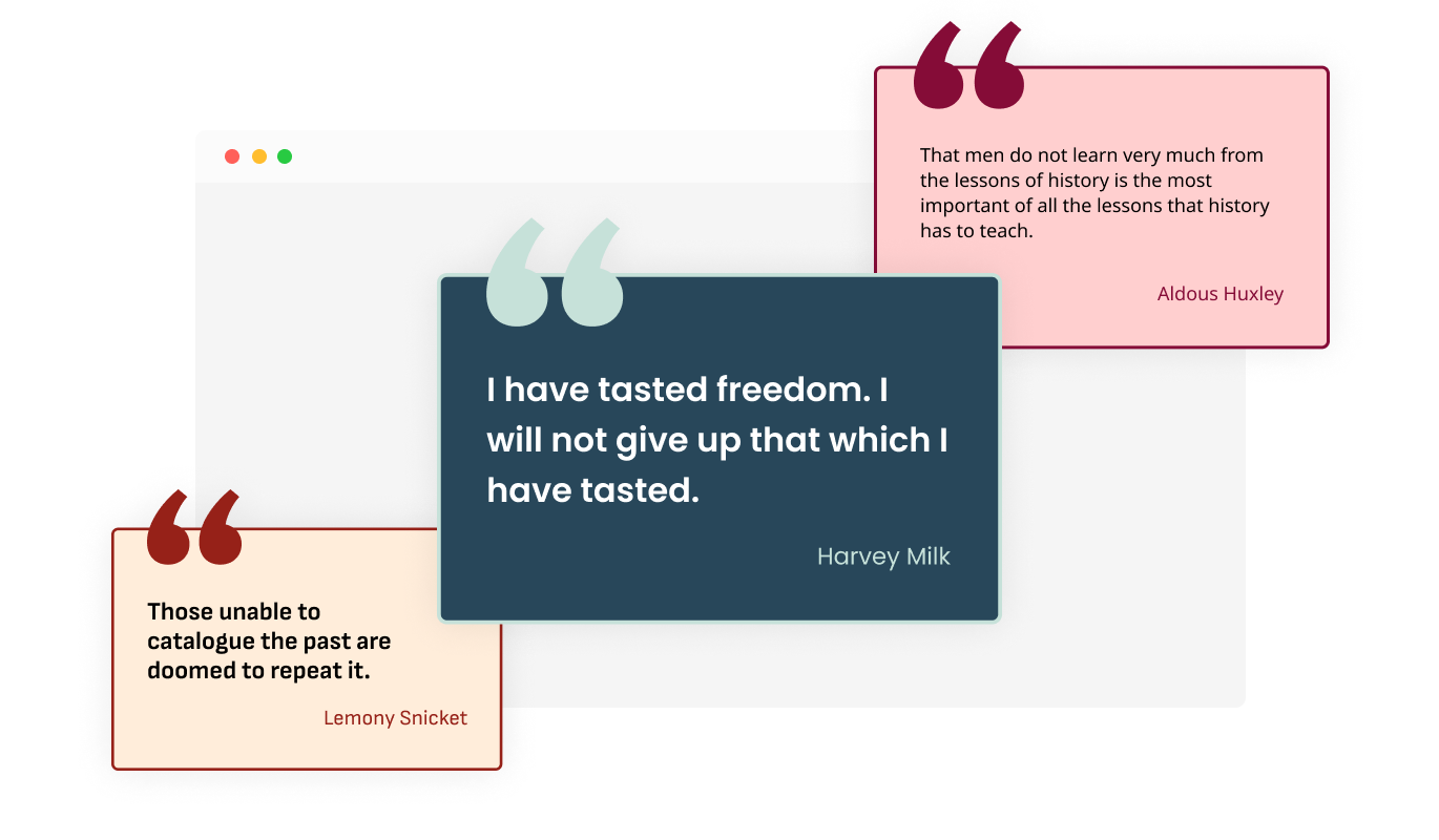 Quotes Carousel - For the Quotes Carousel, choose from a Variety of Skins app