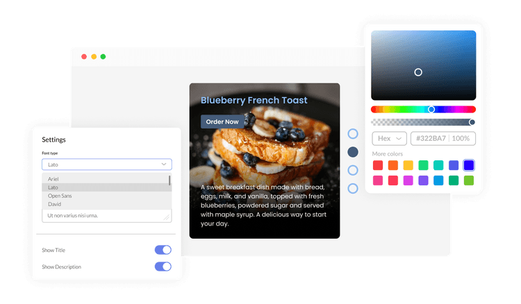 Creative Card Carousel Widget - Free & Works on Any Website