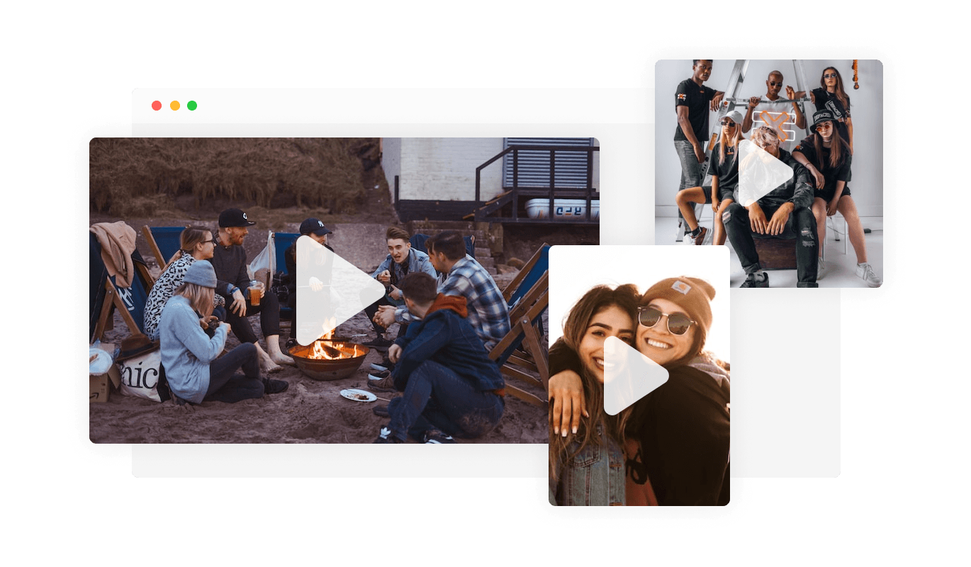 Video Carousel - Vary the size of your videos