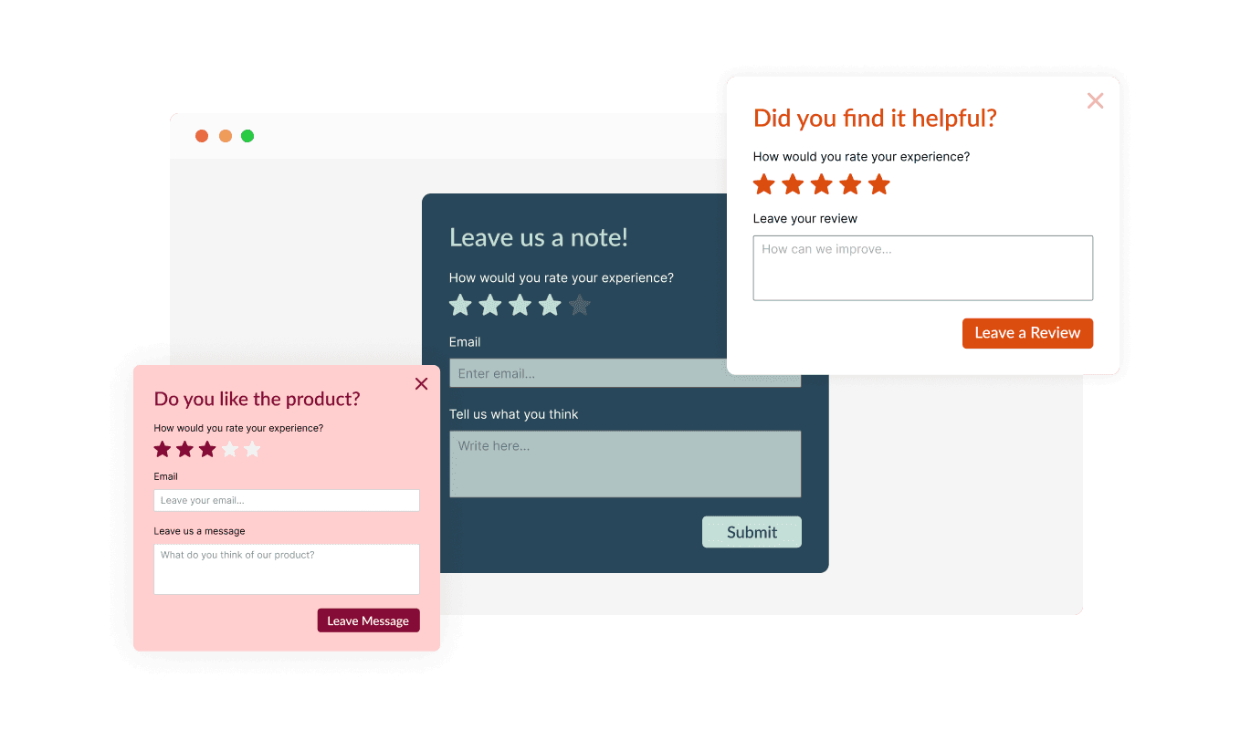 Feedback Popup - Multiple Skins