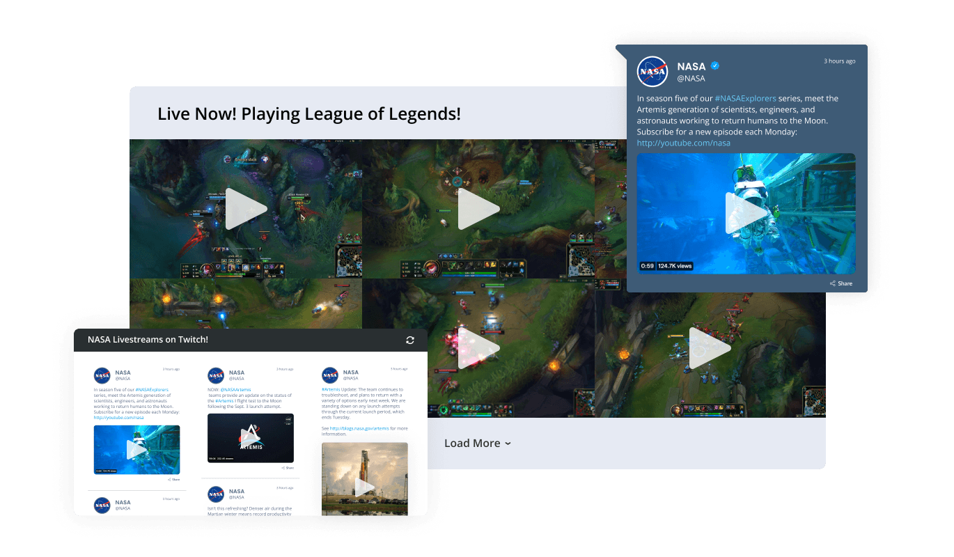 Twitch Feed - DoodleKit Twitch Feed Multiple Layouts