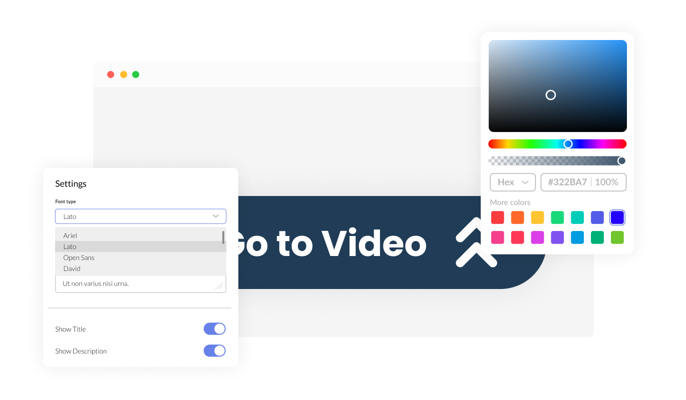 Scroll to Element Button - Fully Customizable  Onepage Scroll to element button widget