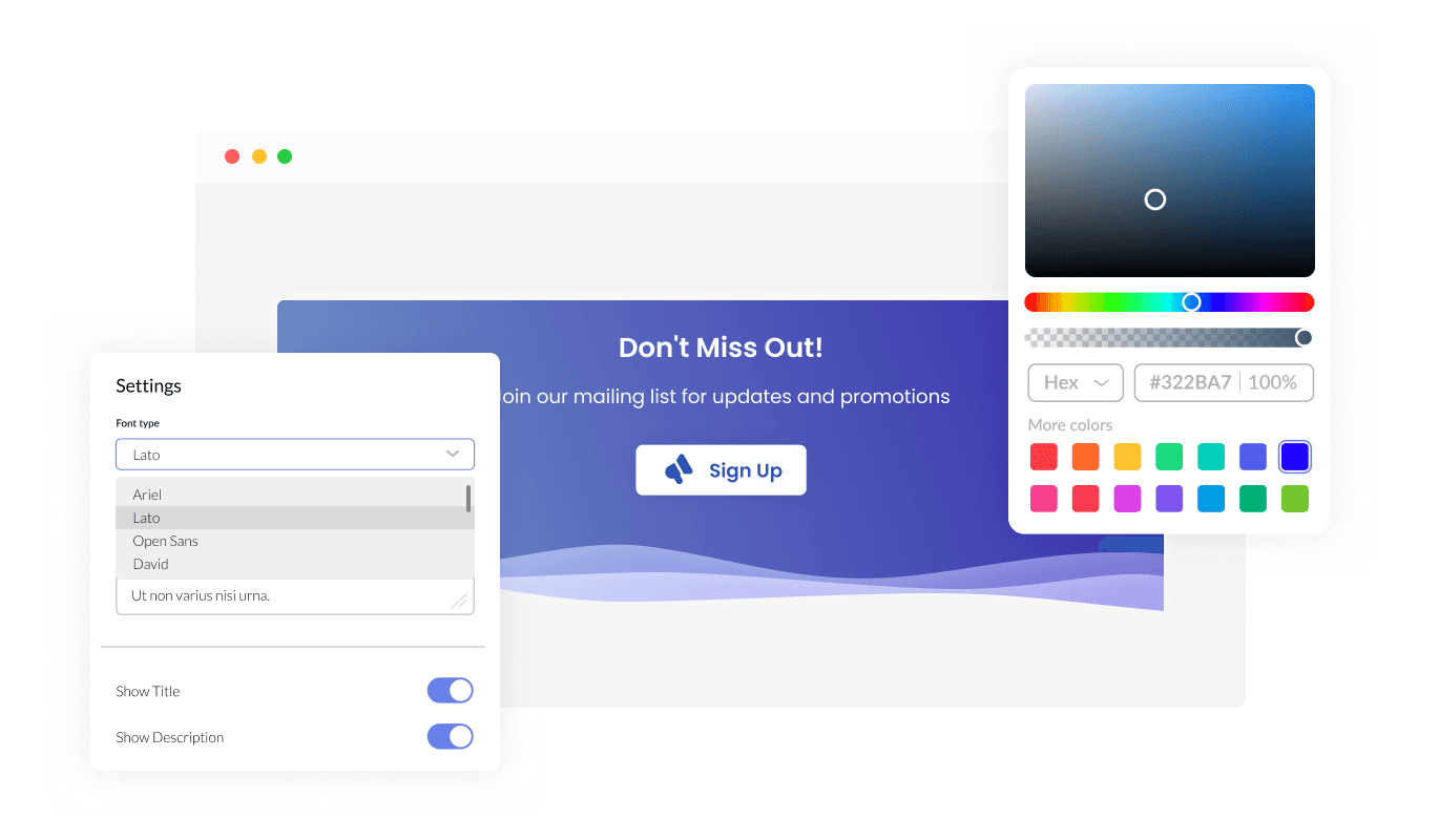 Slide-In Panel - Fully Customizable