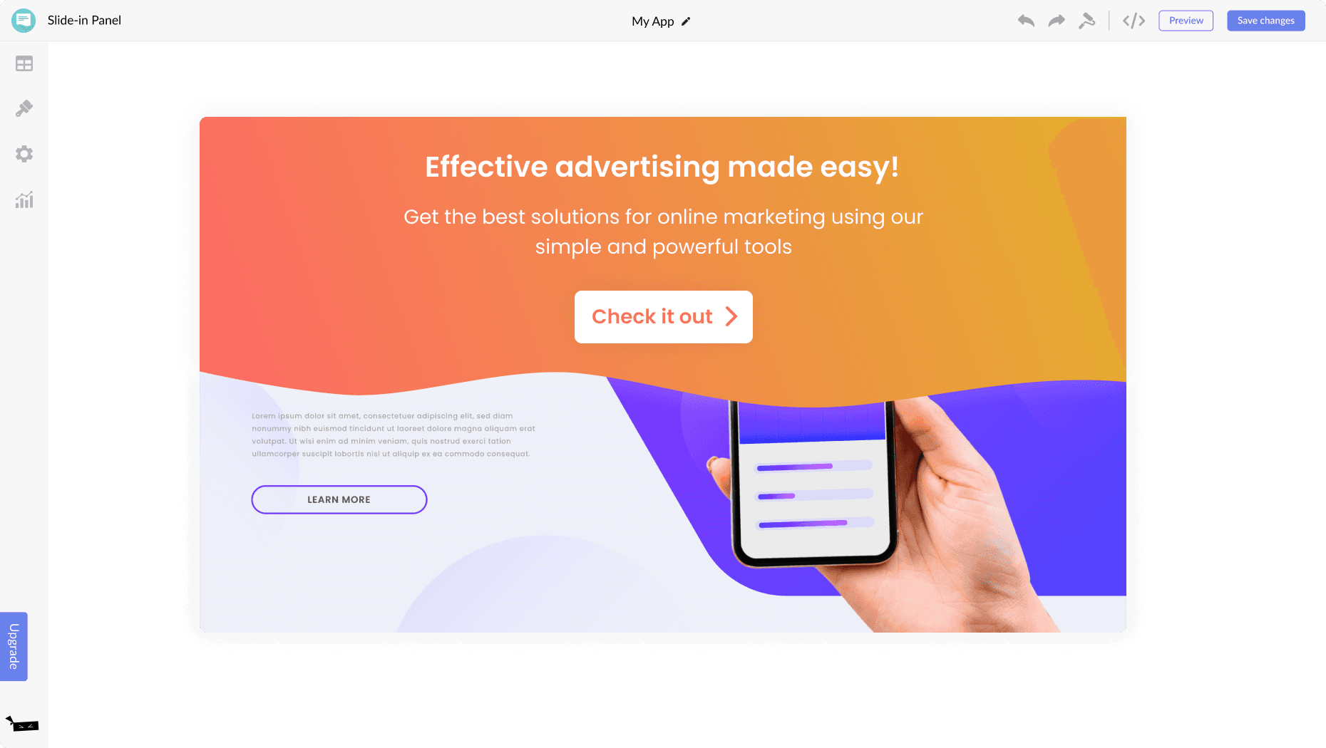 Slide-In Panel for Shopify