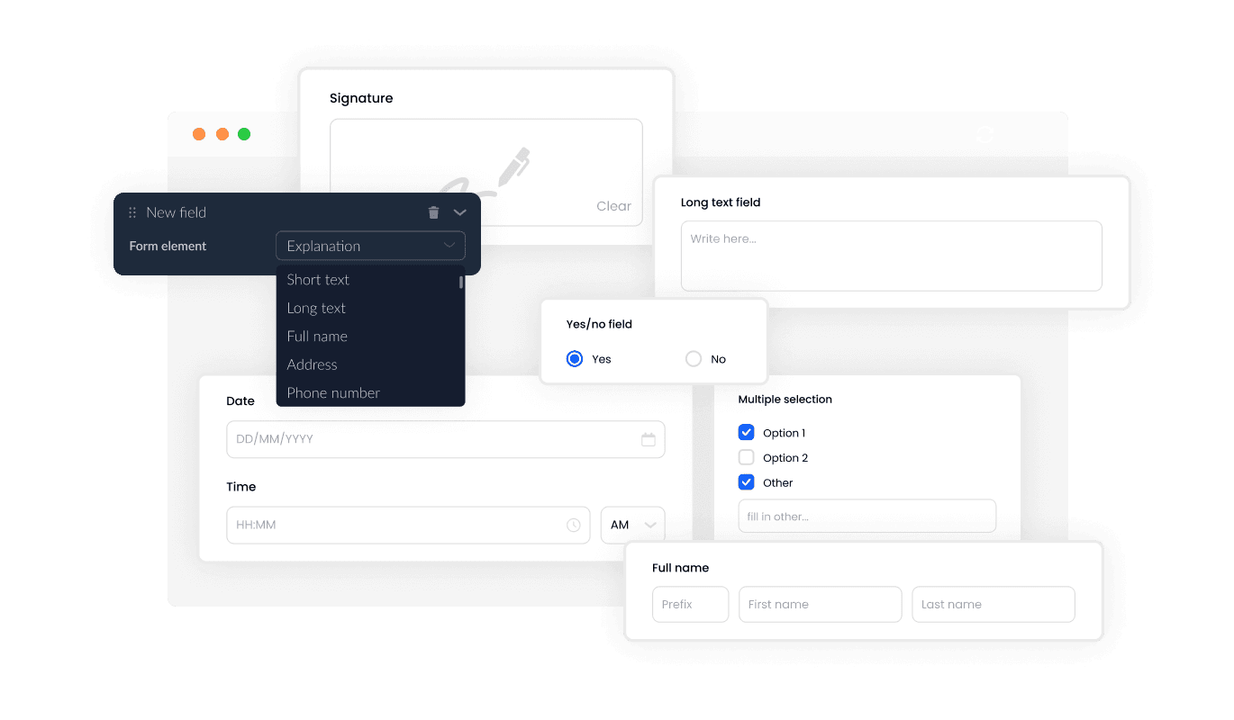 Petition Form - Choose from Various Form Fields with Neocities Petition Tool