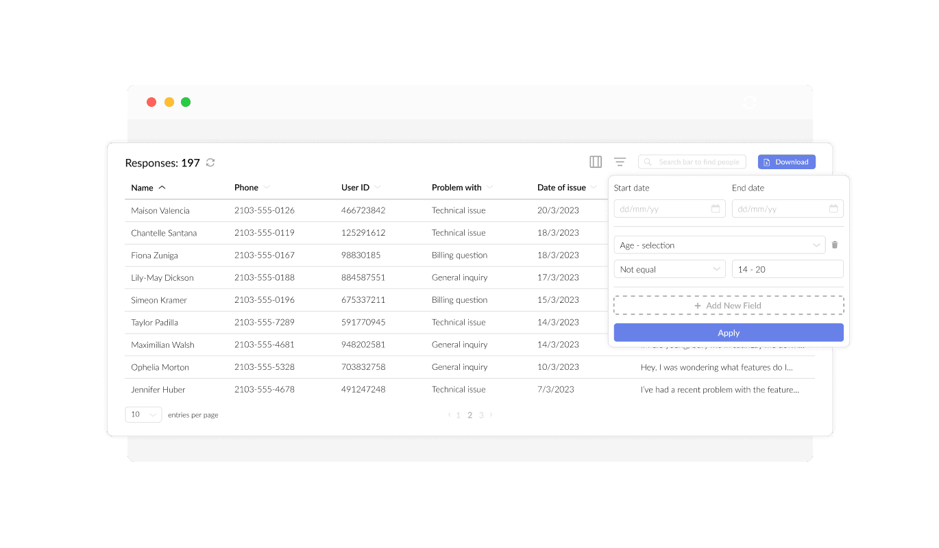 Support Form - Simplify Your Support Ticket Management on Novi Builder